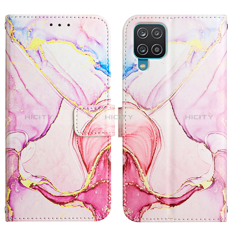 Funda de Cuero Cartera con Soporte Patron de Moda Carcasa Y04B para Samsung Galaxy A12 5G