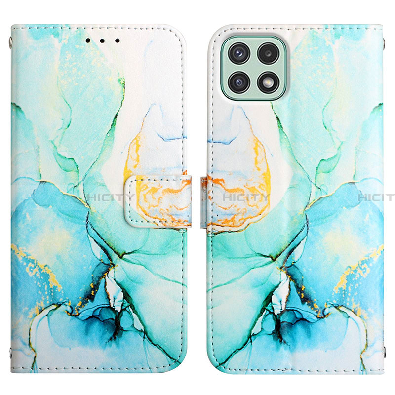 Funda de Cuero Cartera con Soporte Patron de Moda Carcasa Y04B para Samsung Galaxy A22 5G