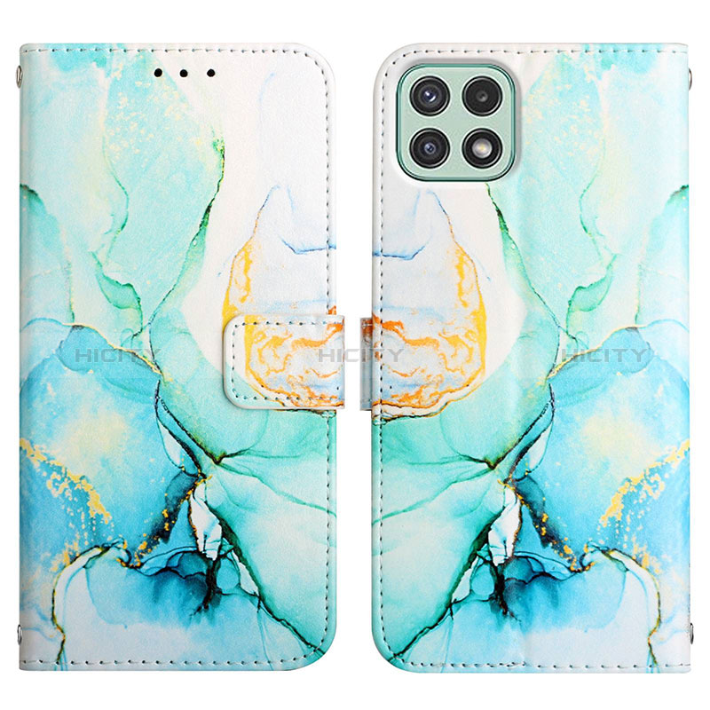 Funda de Cuero Cartera con Soporte Patron de Moda Carcasa Y04B para Samsung Galaxy A22s 5G