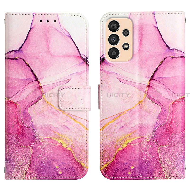 Funda de Cuero Cartera con Soporte Patron de Moda Carcasa Y04B para Samsung Galaxy A33 5G