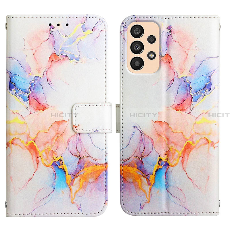 Funda de Cuero Cartera con Soporte Patron de Moda Carcasa Y04B para Samsung Galaxy A33 5G