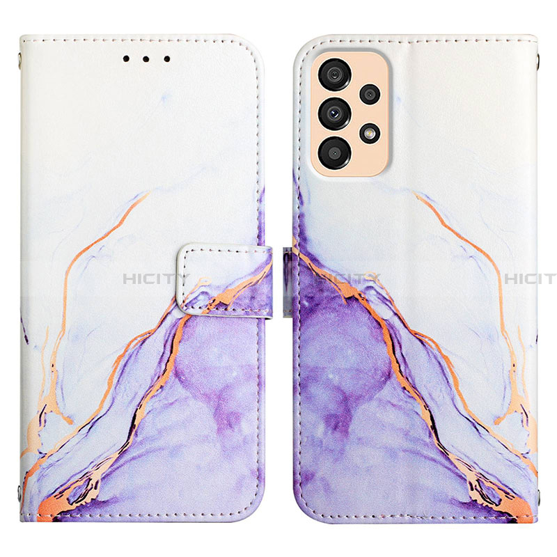 Funda de Cuero Cartera con Soporte Patron de Moda Carcasa Y04B para Samsung Galaxy A33 5G