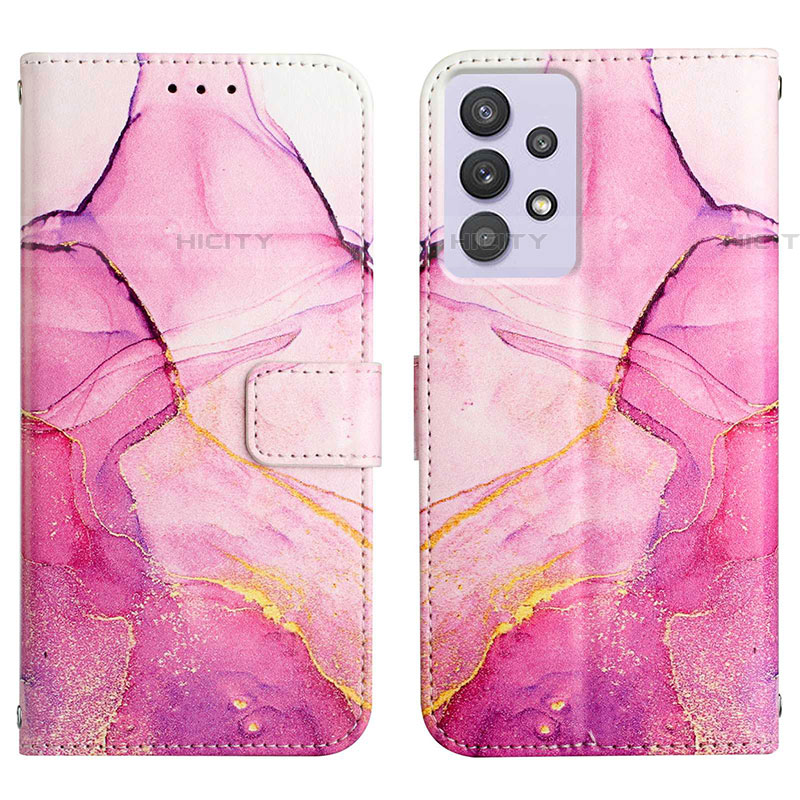 Funda de Cuero Cartera con Soporte Patron de Moda Carcasa Y04B para Samsung Galaxy A52 4G