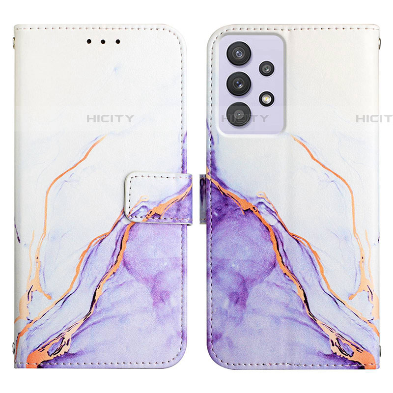 Funda de Cuero Cartera con Soporte Patron de Moda Carcasa Y04B para Samsung Galaxy A52 4G