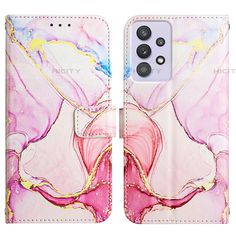 Funda de Cuero Cartera con Soporte Patron de Moda Carcasa Y04B para Samsung Galaxy A52 5G