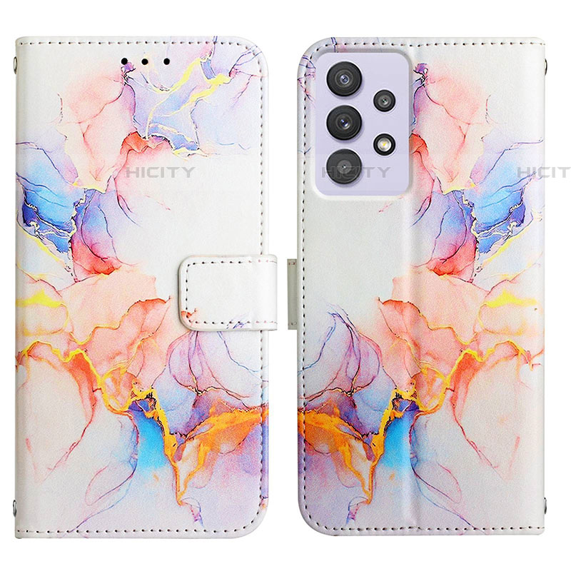 Funda de Cuero Cartera con Soporte Patron de Moda Carcasa Y04B para Samsung Galaxy A52 5G