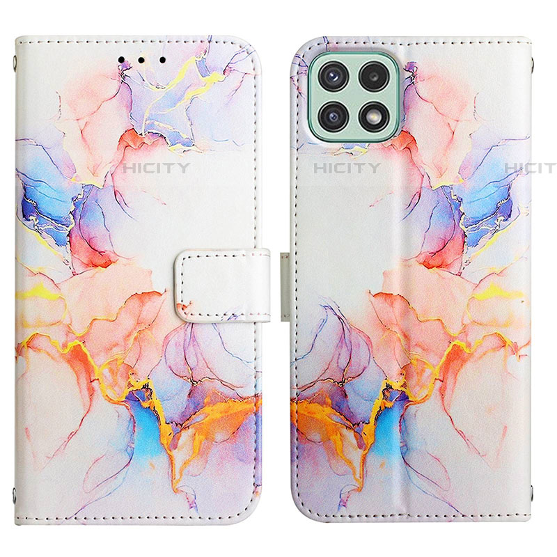 Funda de Cuero Cartera con Soporte Patron de Moda Carcasa Y04B para Samsung Galaxy F42 5G