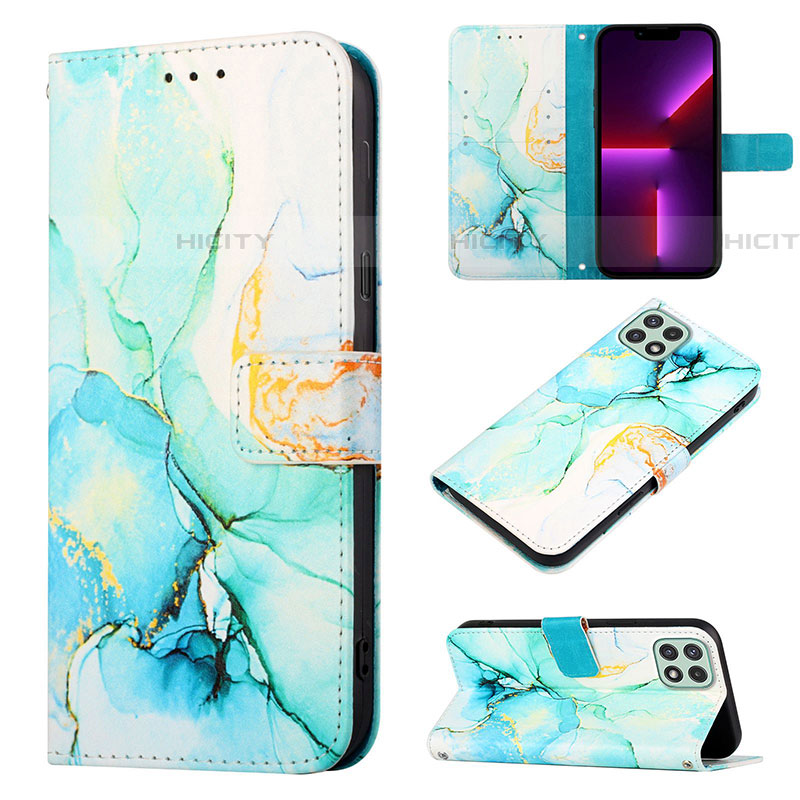 Funda de Cuero Cartera con Soporte Patron de Moda Carcasa Y04B para Samsung Galaxy F42 5G