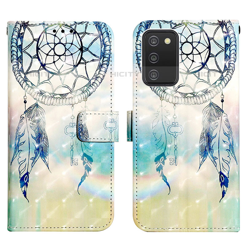 Funda de Cuero Cartera con Soporte Patron de Moda Carcasa Y04B para Samsung Galaxy M02s