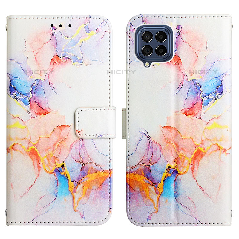 Funda de Cuero Cartera con Soporte Patron de Moda Carcasa Y04B para Samsung Galaxy M53 5G