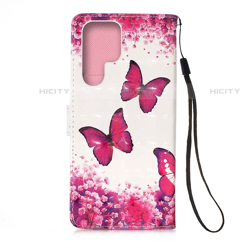 Funda de Cuero Cartera con Soporte Patron de Moda Carcasa Y04B para Samsung Galaxy S23 Ultra 5G