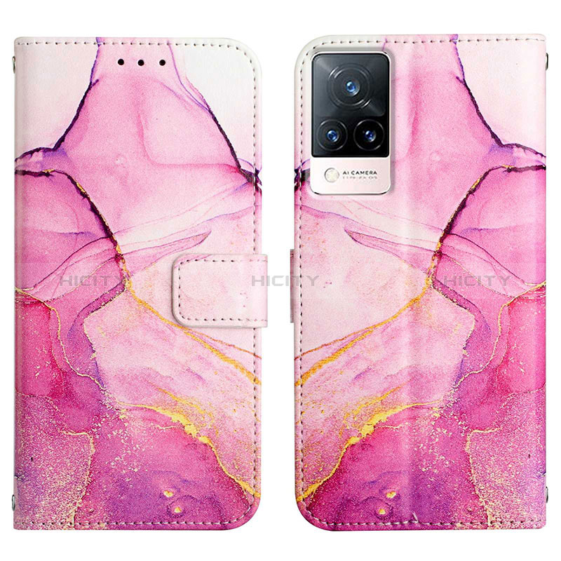 Funda de Cuero Cartera con Soporte Patron de Moda Carcasa Y04B para Vivo V21 5G