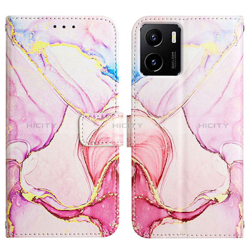 Funda de Cuero Cartera con Soporte Patron de Moda Carcasa Y04B para Vivo Y10 t1