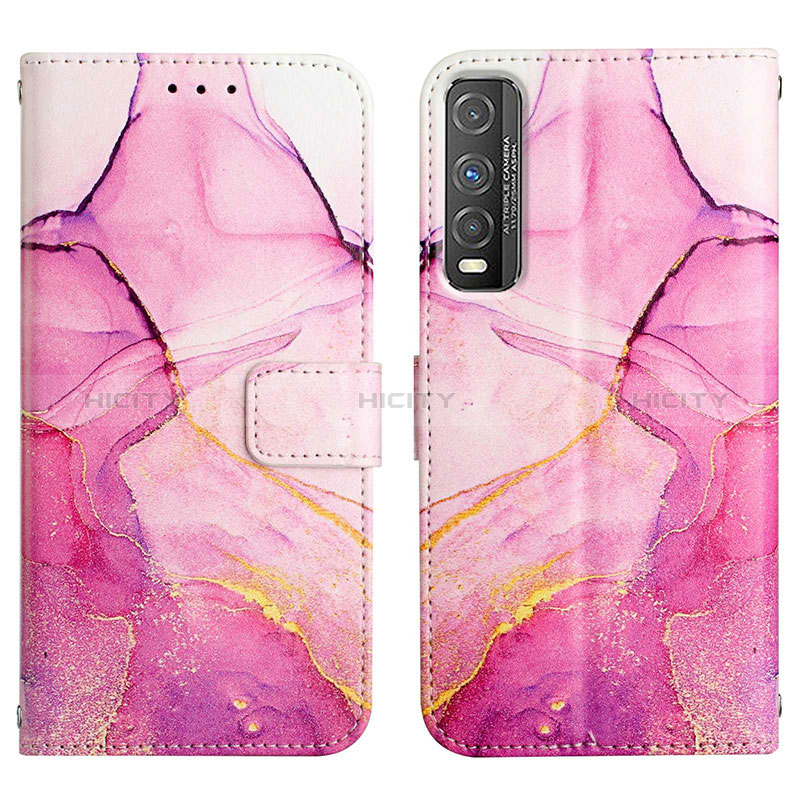 Funda de Cuero Cartera con Soporte Patron de Moda Carcasa Y04B para Vivo Y51s 5G