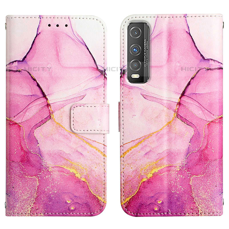 Funda de Cuero Cartera con Soporte Patron de Moda Carcasa Y04B para Vivo Y70S 5G