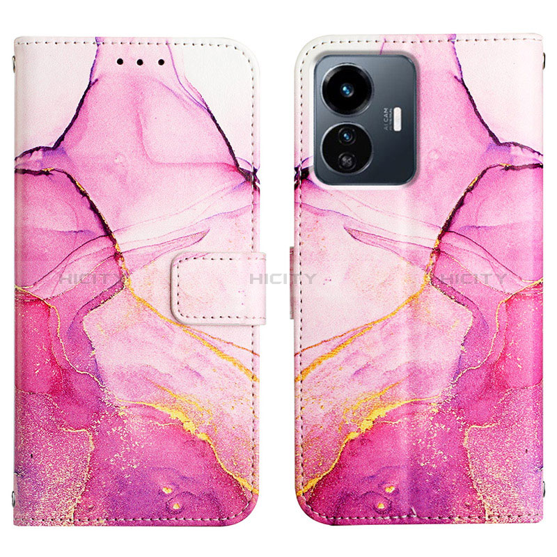 Funda de Cuero Cartera con Soporte Patron de Moda Carcasa Y04B para Vivo Y77e 5G