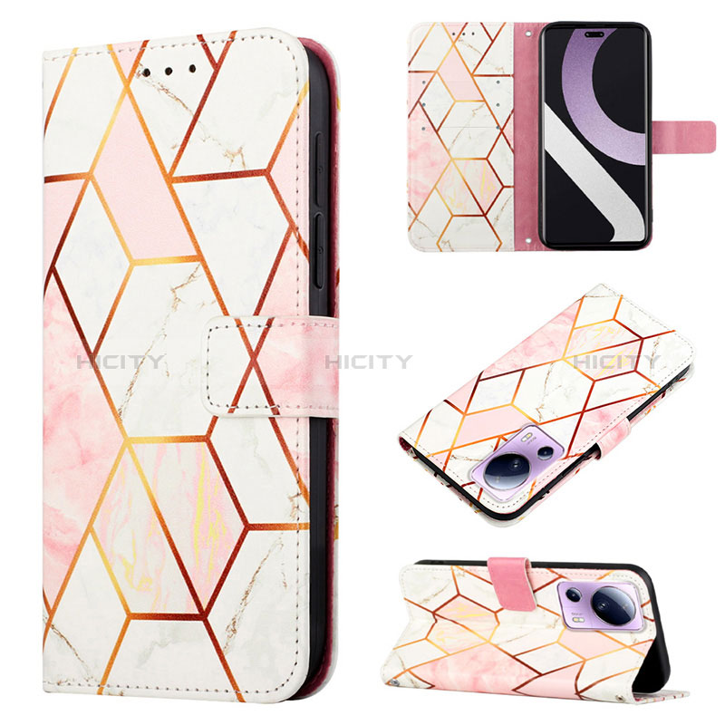 Funda de Cuero Cartera con Soporte Patron de Moda Carcasa Y04B para Xiaomi Civi 2 5G