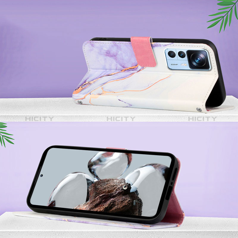 Funda de Cuero Cartera con Soporte Patron de Moda Carcasa Y04B para Xiaomi Mi 12T Pro 5G