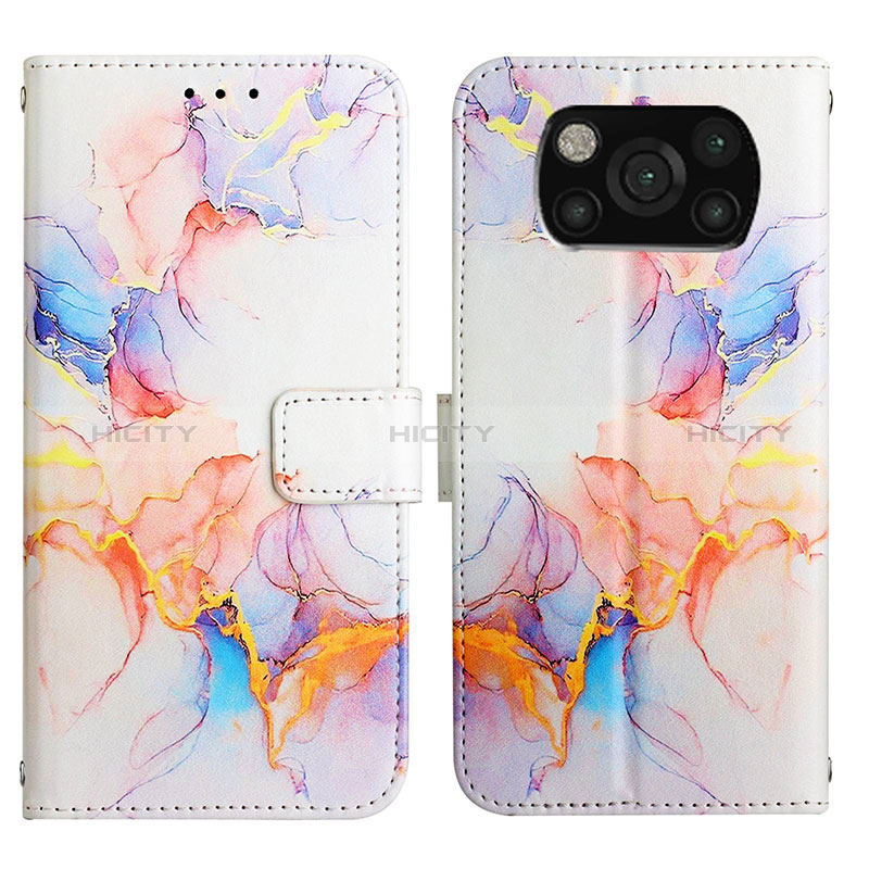 Funda de Cuero Cartera con Soporte Patron de Moda Carcasa Y04B para Xiaomi Poco X3