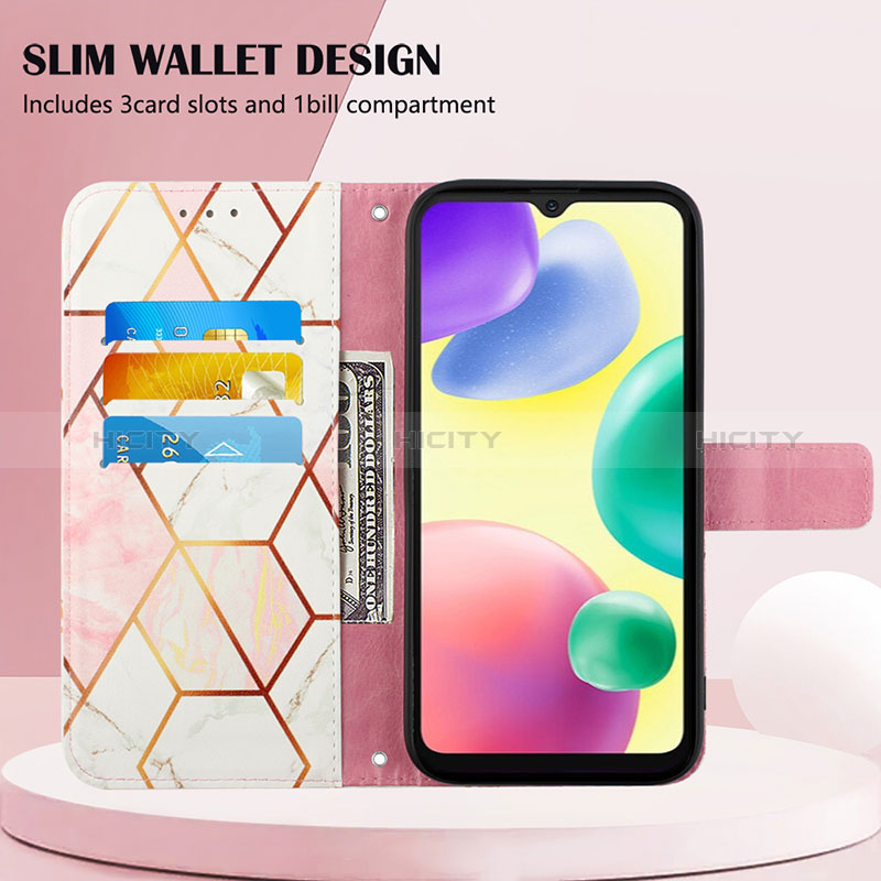 Funda de Cuero Cartera con Soporte Patron de Moda Carcasa Y04B para Xiaomi Redmi 9 Activ