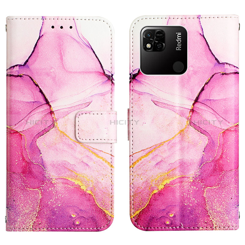 Funda de Cuero Cartera con Soporte Patron de Moda Carcasa Y04B para Xiaomi Redmi 9 India