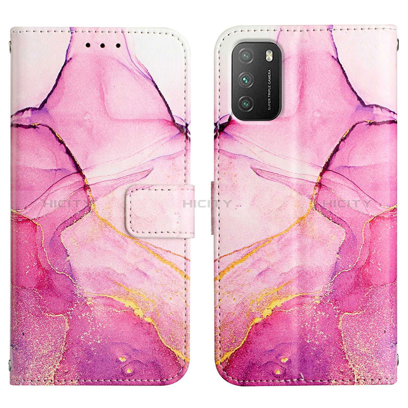 Funda de Cuero Cartera con Soporte Patron de Moda Carcasa Y04B para Xiaomi Redmi 9 Power