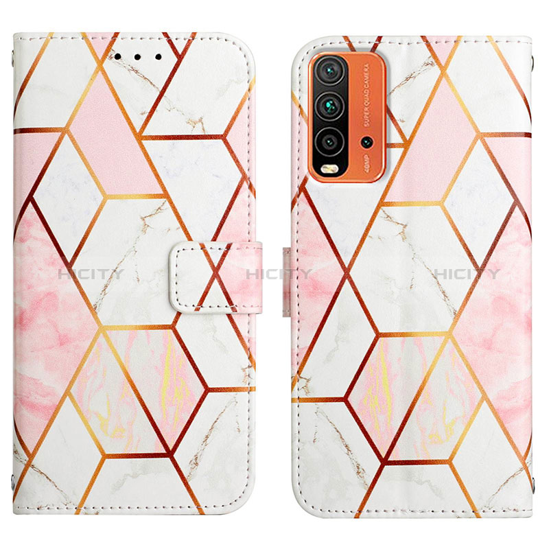 Funda de Cuero Cartera con Soporte Patron de Moda Carcasa Y04B para Xiaomi Redmi 9 Power