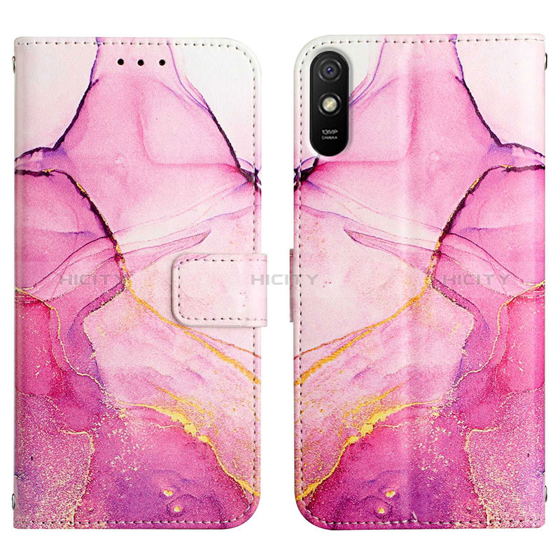 Funda de Cuero Cartera con Soporte Patron de Moda Carcasa Y04B para Xiaomi Redmi 9i