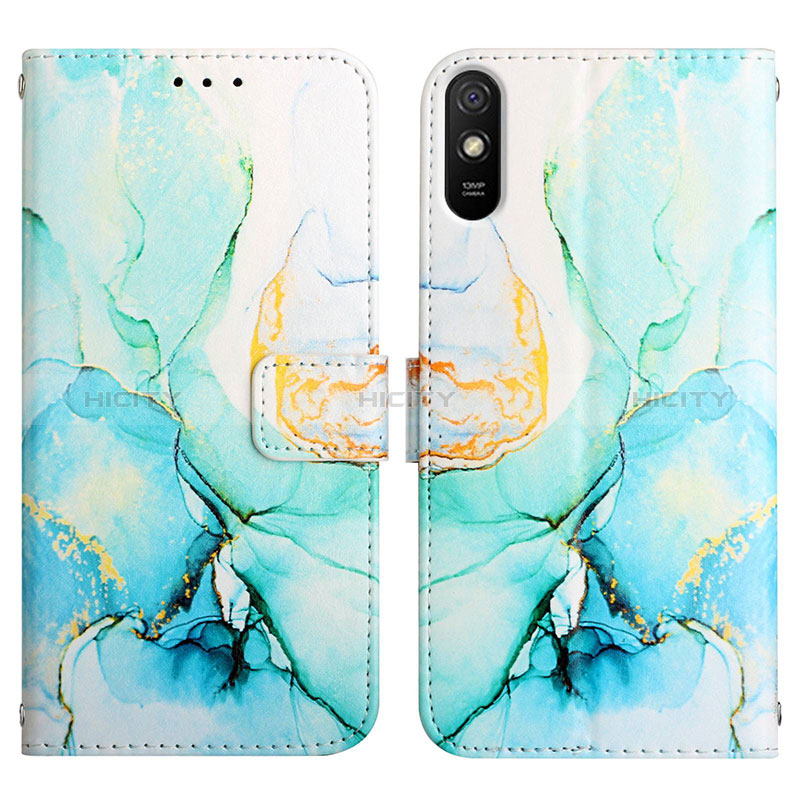 Funda de Cuero Cartera con Soporte Patron de Moda Carcasa Y04B para Xiaomi Redmi 9i