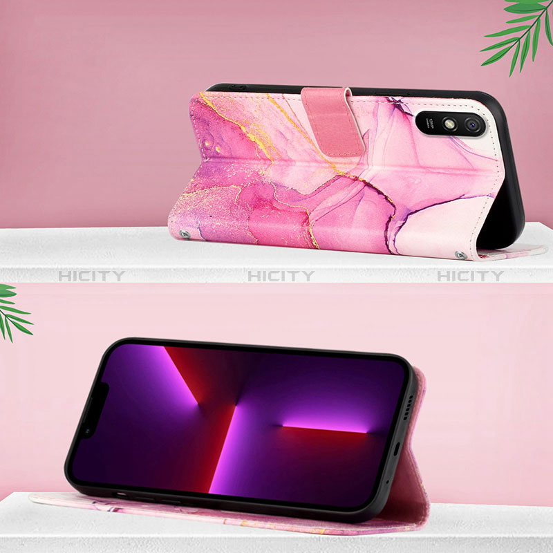 Funda de Cuero Cartera con Soporte Patron de Moda Carcasa Y04B para Xiaomi Redmi 9i