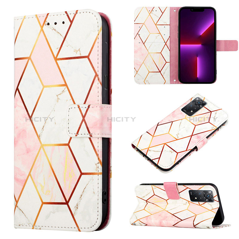 Funda de Cuero Cartera con Soporte Patron de Moda Carcasa Y04B para Xiaomi Redmi Note 11 Pro 5G