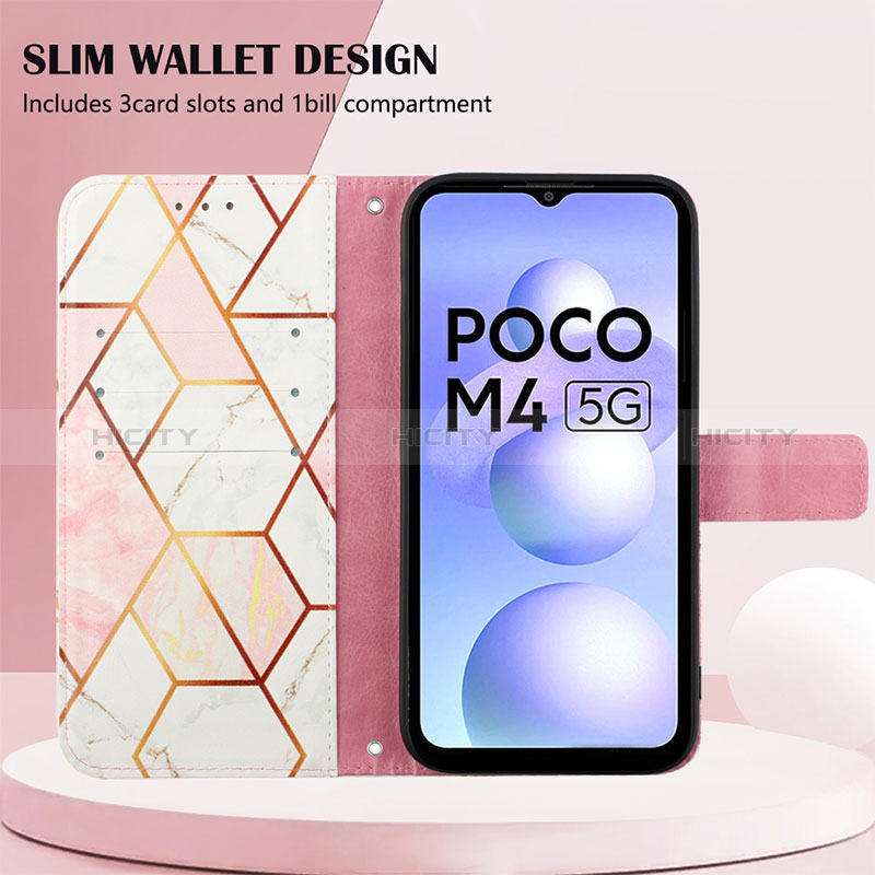 Funda de Cuero Cartera con Soporte Patron de Moda Carcasa Y04B para Xiaomi Redmi Note 11R 5G