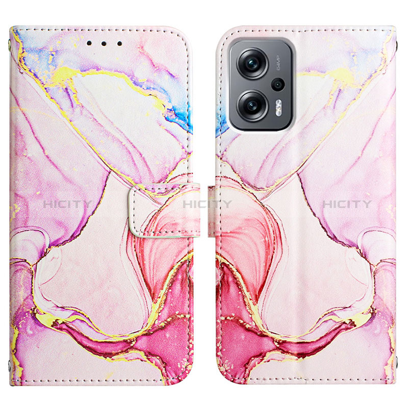 Funda de Cuero Cartera con Soporte Patron de Moda Carcasa Y04B para Xiaomi Redmi Note 11T Pro 5G