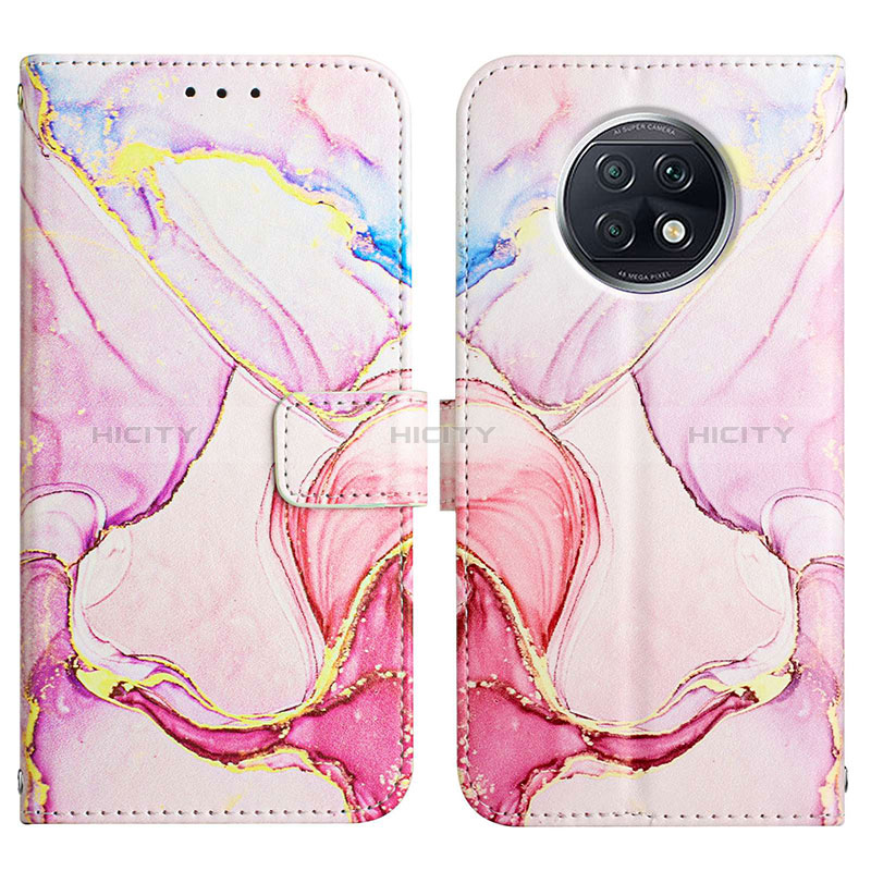 Funda de Cuero Cartera con Soporte Patron de Moda Carcasa Y04B para Xiaomi Redmi Note 9 5G