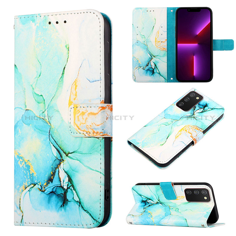 Funda de Cuero Cartera con Soporte Patron de Moda Carcasa Y05B para Samsung Galaxy A02s