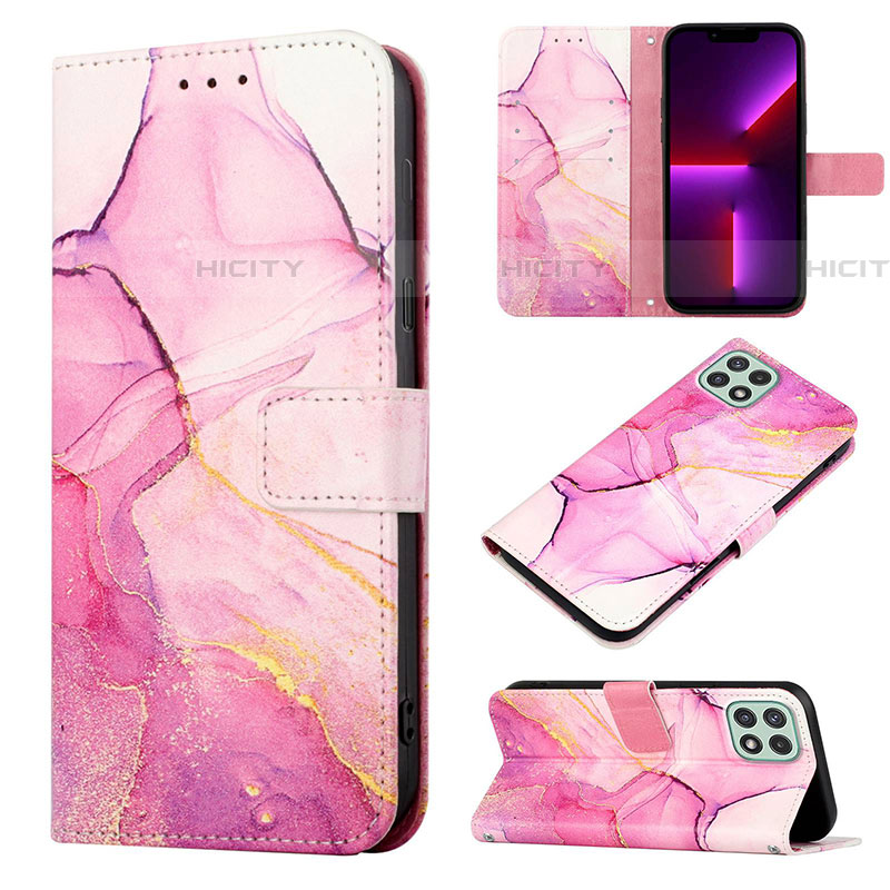 Funda de Cuero Cartera con Soporte Patron de Moda Carcasa Y05B para Samsung Galaxy F42 5G