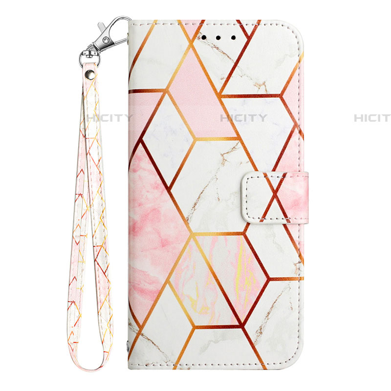 Funda de Cuero Cartera con Soporte Patron de Moda Carcasa Y05B para Samsung Galaxy F42 5G Blanco