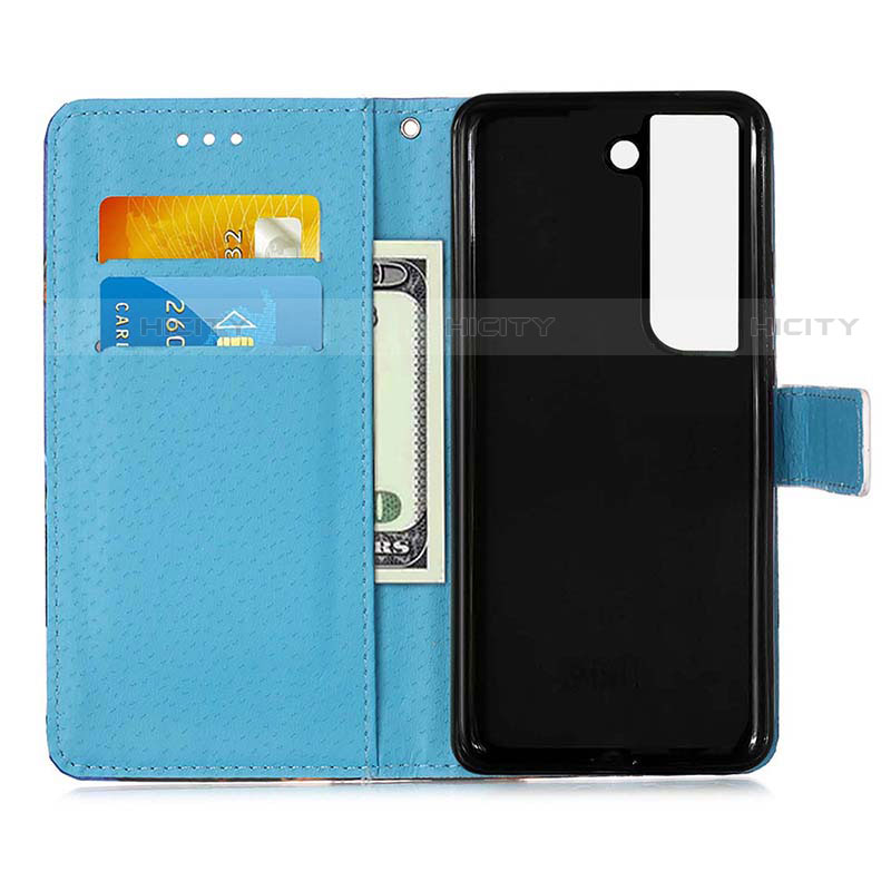 Funda de Cuero Cartera con Soporte Patron de Moda Carcasa Y05B para Samsung Galaxy S21 Plus 5G