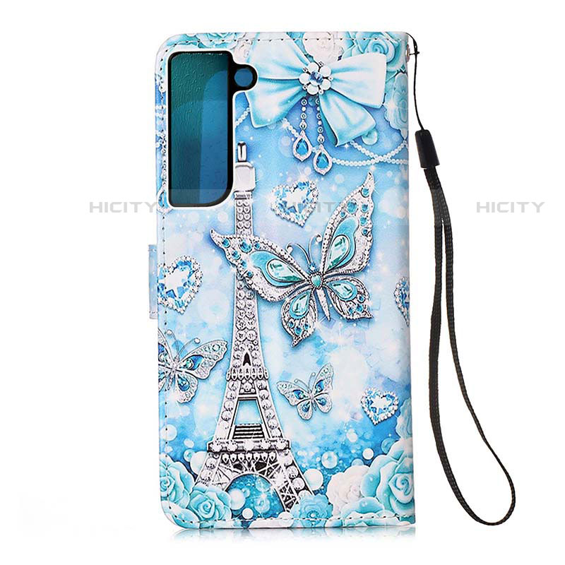 Funda de Cuero Cartera con Soporte Patron de Moda Carcasa Y05B para Samsung Galaxy S22 Plus 5G