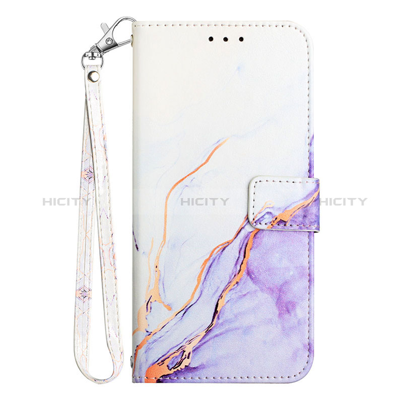 Funda de Cuero Cartera con Soporte Patron de Moda Carcasa YB1 para Motorola Moto E13