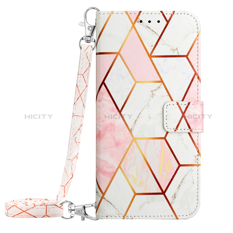 Funda de Cuero Cartera con Soporte Patron de Moda Carcasa YB1 para Motorola Moto G Stylus (2023) 5G Blanco