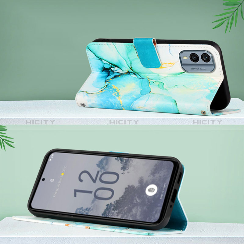 Funda de Cuero Cartera con Soporte Patron de Moda Carcasa YB1 para Nokia X30 5G