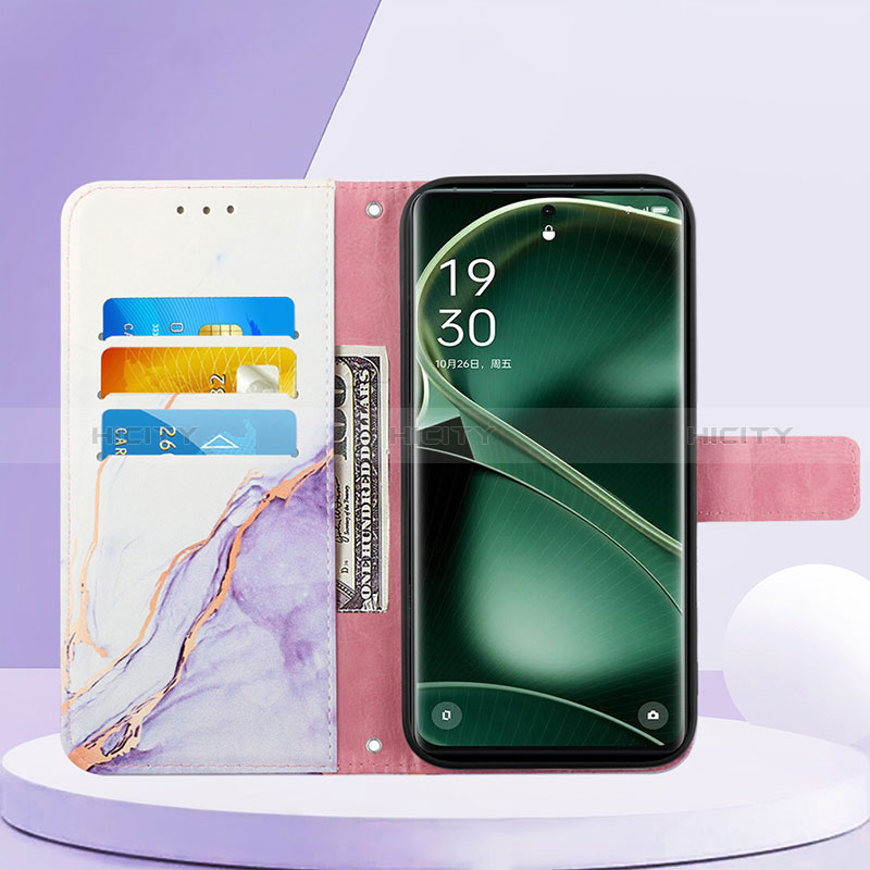 Funda de Cuero Cartera con Soporte Patron de Moda Carcasa YB1 para Oppo Find X6 5G