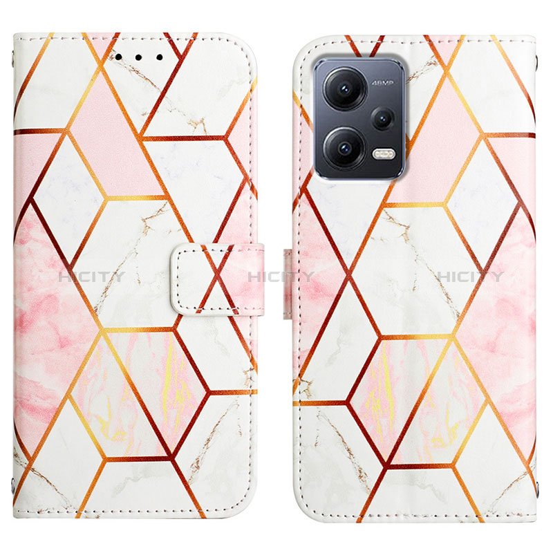 Funda de Cuero Cartera con Soporte Patron de Moda Carcasa YB1 para Xiaomi Redmi Note 12 5G