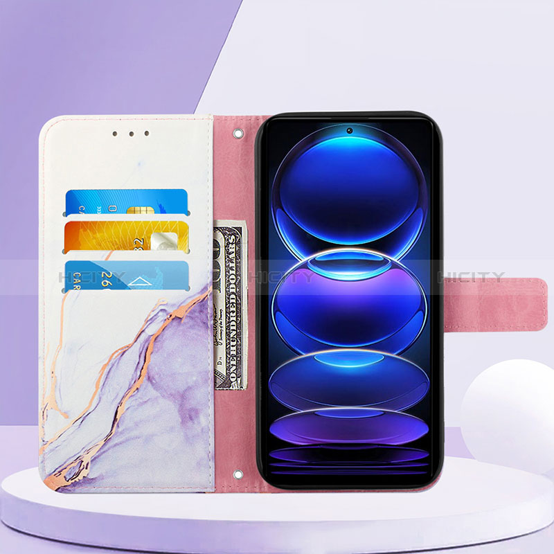 Funda de Cuero Cartera con Soporte Patron de Moda Carcasa YB1 para Xiaomi Redmi Note 12 Explorer