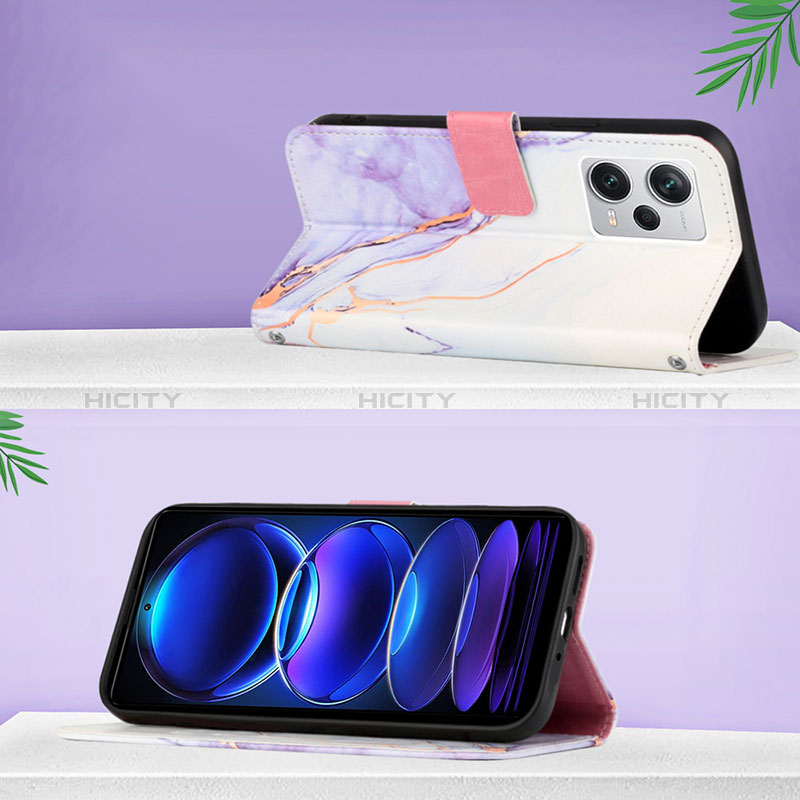 Funda de Cuero Cartera con Soporte Patron de Moda Carcasa YB1 para Xiaomi Redmi Note 12 Explorer