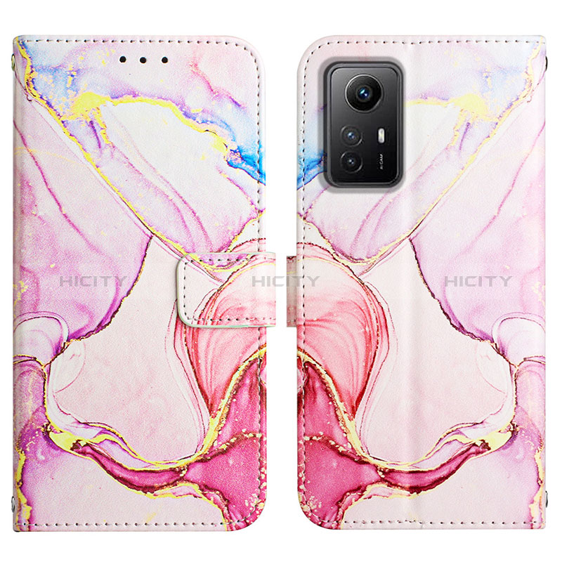 Funda de Cuero Cartera con Soporte Patron de Moda Carcasa YB1 para Xiaomi Redmi Note 12S