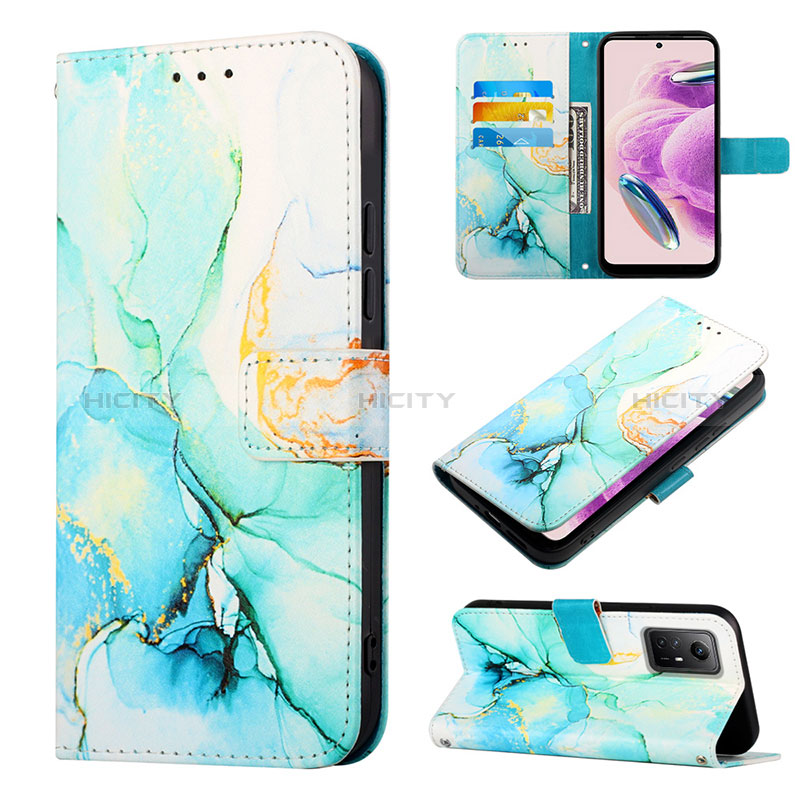 Funda de Cuero Cartera con Soporte Patron de Moda Carcasa YB1 para Xiaomi Redmi Note 12S