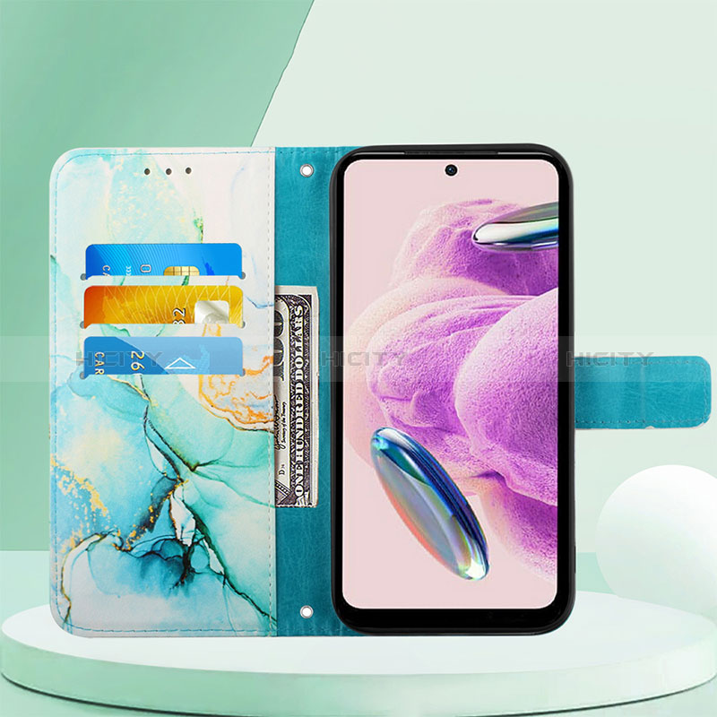 Funda de Cuero Cartera con Soporte Patron de Moda Carcasa YB1 para Xiaomi Redmi Note 12S