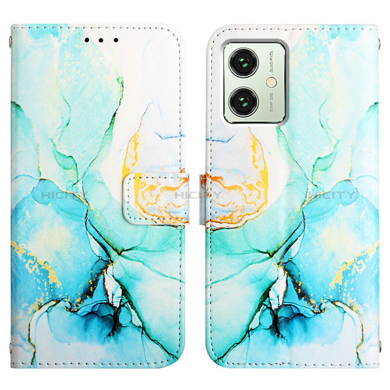 Funda de Cuero Cartera con Soporte Patron de Moda Carcasa YB4 para Motorola Moto G54 5G